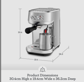 Sage the Bambino Plus Espresso Machine - Brushed Stainless Steel